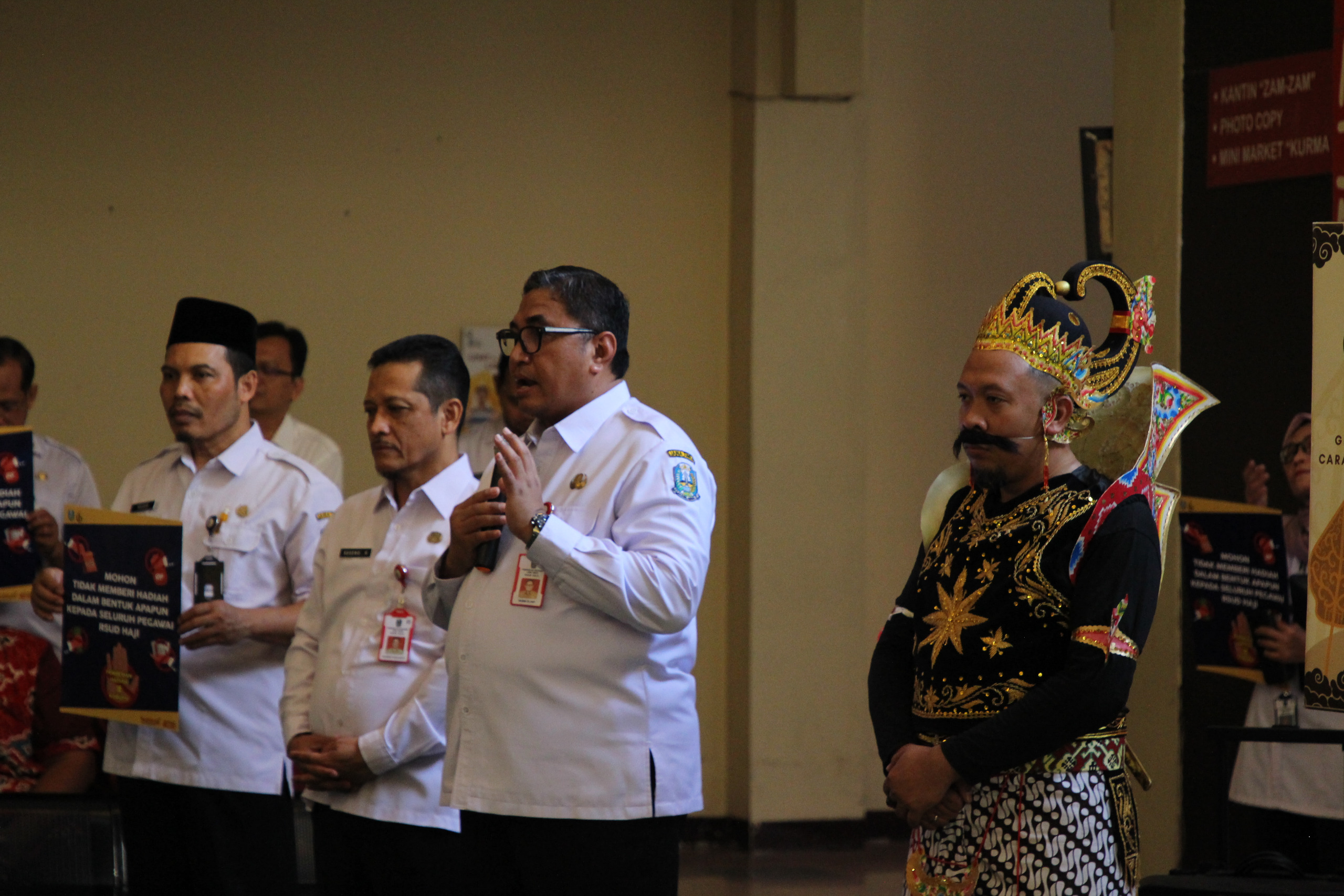 ADA SOSOK GATOT KACA PADA LAUNCHING INOVASI UPG RSUD HAJI