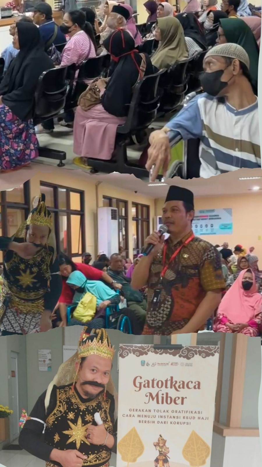 Apa Boleh Pasien Memberi Tip Kepada Petugas Kursi Roda? Ini Salah Satu Pertanyaan Pasien Saat Sosialisasi Gatotkaca Miber