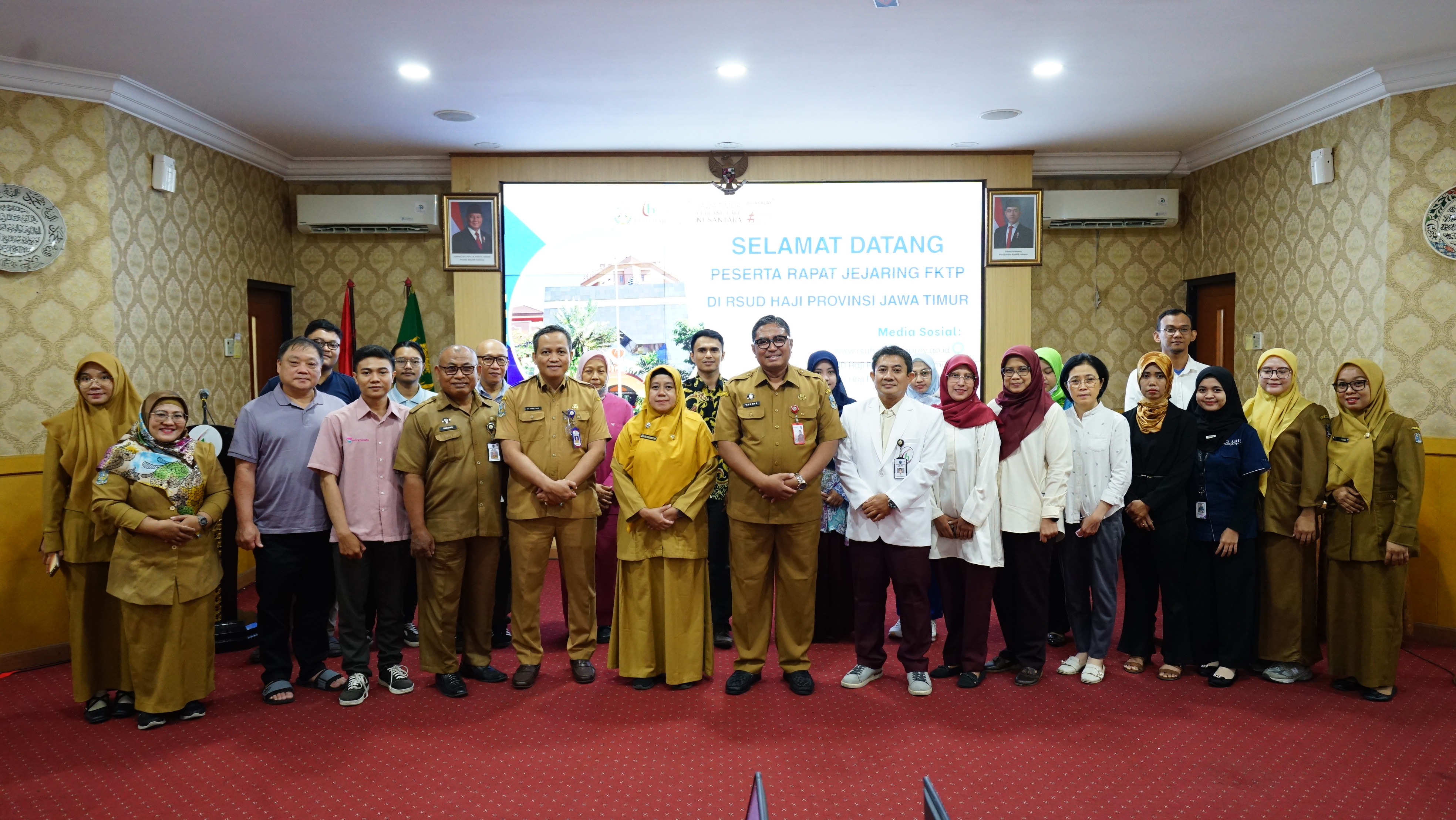 RSUD Haji Provinsi Jawa Timur Perkuat Jejaring Pelayanan Kesehatan dengan FKTP Puskesmas Klampis Ngasem