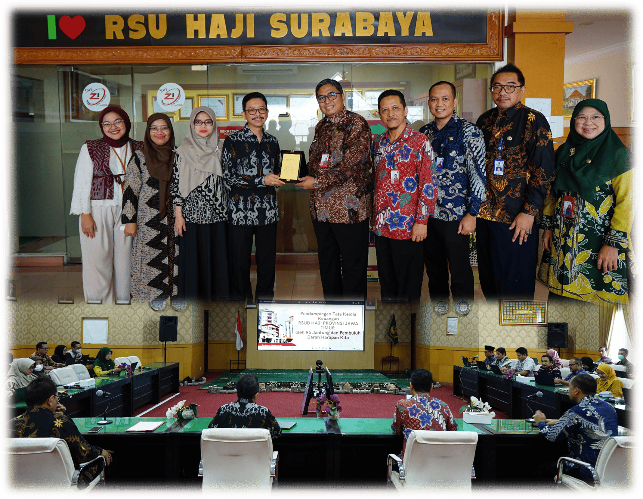 Perkuat Tata Kelola, RSJPD Harapan Kita Lakukan Pendampingan Langsung di RSUD Haji Jatim