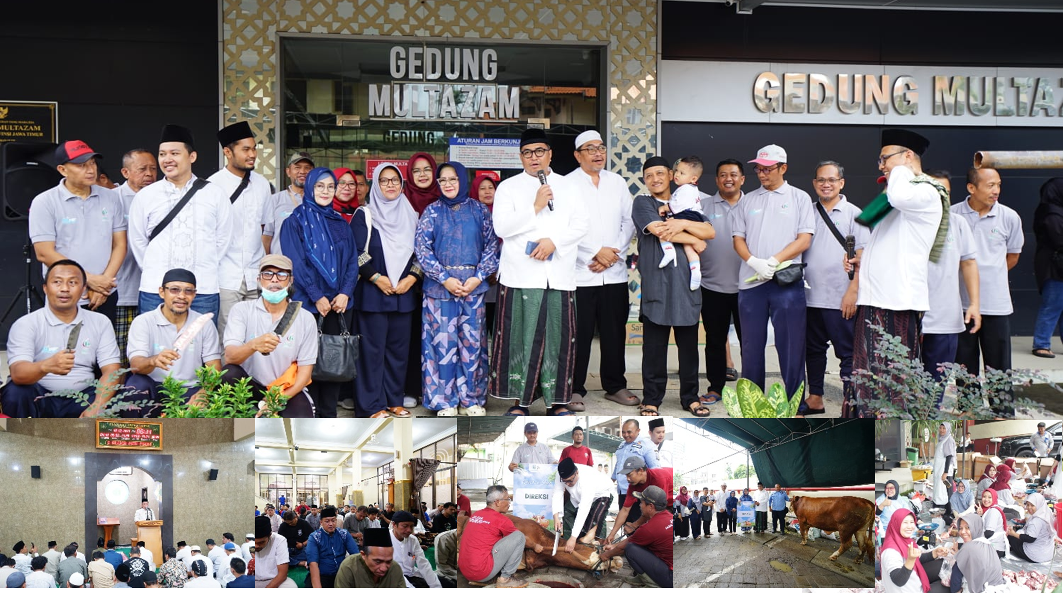 RSUD Haji Provinsi Jawa Timur Gelar Sholat Idul Adha 1447 H dan Sembelih 24 Hewan Qurban
