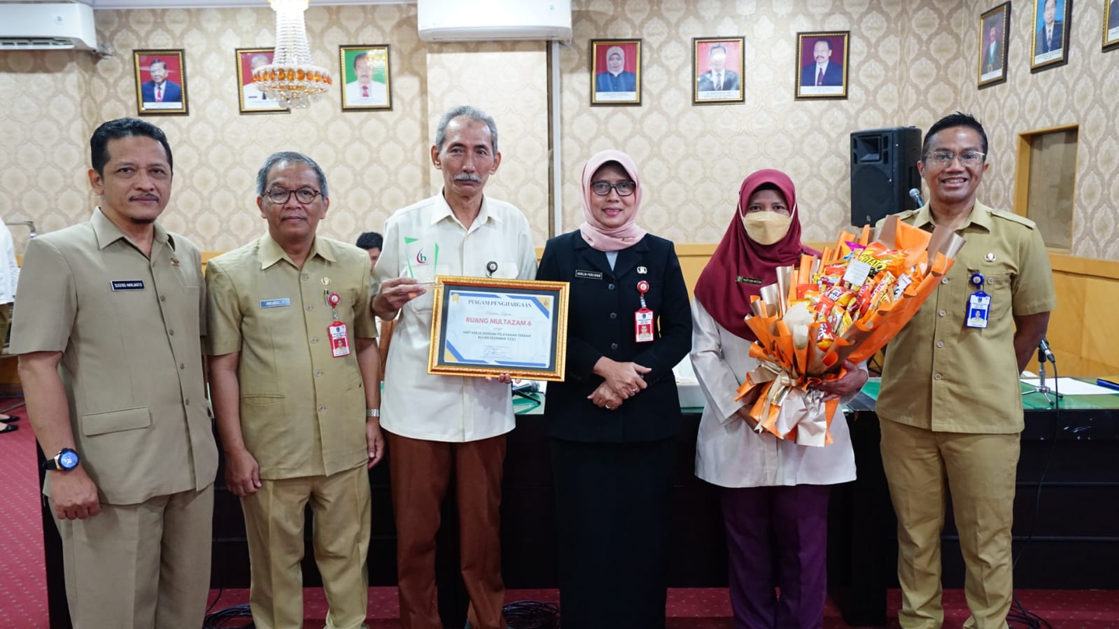 Ruang Multazam 6 Sabet Penghargaan Unit Pelayanan Terbaik