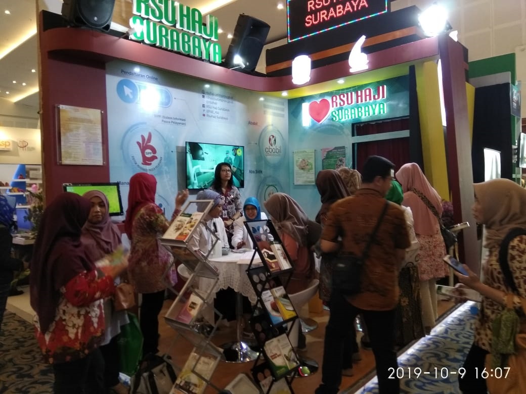 KEIKUTSERTAAN RSU HAJI SURABAYA DI JATIM FAIR 2019