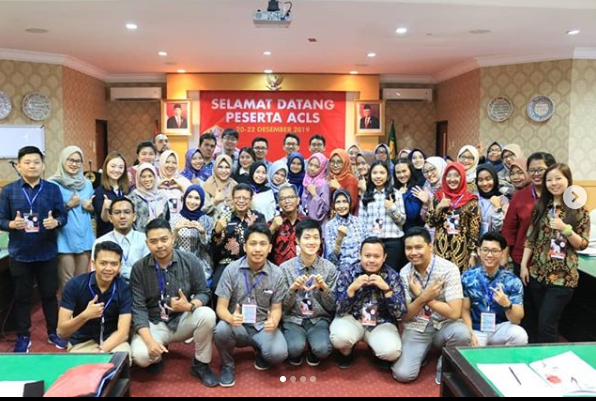 PELATIHAN ACLS (Advanced Cardiac Life Support) bagi Dokter Pada tanggal 20-22 Desember 2019 di Ruang Serambi Mekah lt. 2 RSU Haji Surabaya.