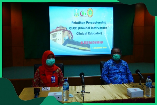 Pelatihan Perceptorship CI/CE (Clinical Instructure / Clinical Educator) di RSU Haji Surabaya