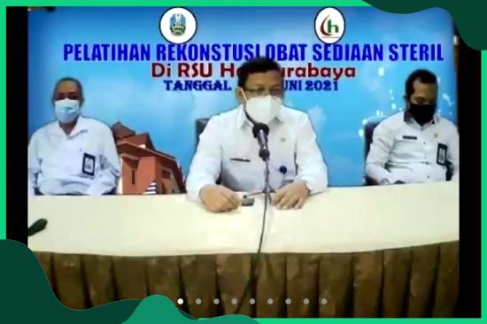 Pelatihan Rekonstitusi Obat Sediaan Steril Bagi Apoteker dan Tenaga Teknis Kefarmasian di RS Haji Surabaya