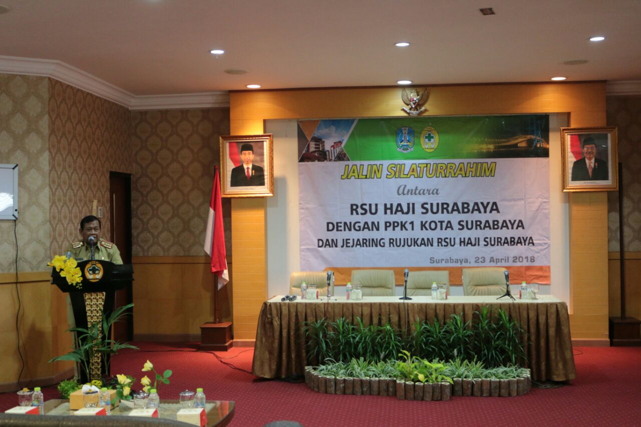 Jalin Silaturahmi Antara RSU Haji Surabaya Dengan PPK 1 Kota Surabaya Dan Jejaring Rujukan RSU Haji Surabaya