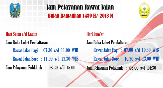 Jam Pelayanan Rawat Jalan Bulan Ramadhan