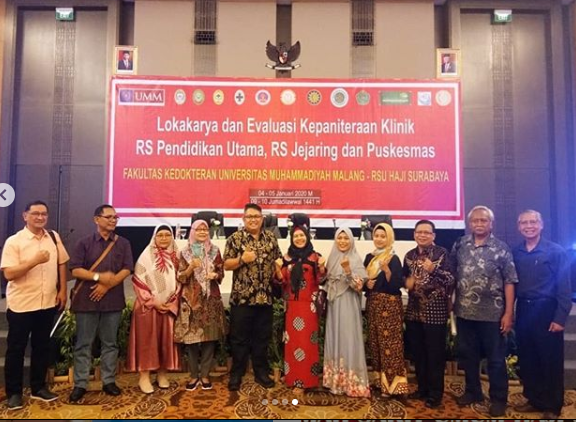 Lokakarya dan Evaluasi Kepaniteraan Klinik Fakultas Kedokteran Universitas Muhammadiyah Malang - RS Pendidikan Utama (RSU Haji Surabaya Provinsi Jawa Timur), RS Jejaring dan Puskesmas