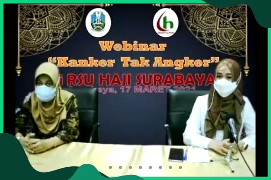 WEBINAR UNTUK AWAM KANKER TAK ANGKER dengan Tema“Jika Mendeteksi Dini dan Dapat Pelayanan Terkini”