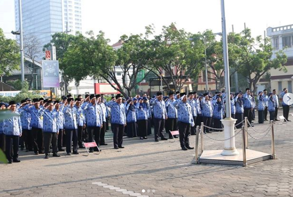 Upacara rutin KORPRI Tahun 2020 tanggal 17 Januari 2020