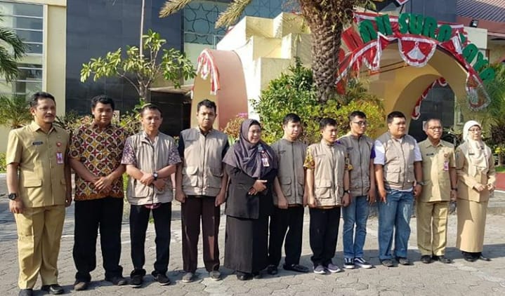 Kegiatan Magang Kerja WNBK (Warganegara Berkebutuhan Khusus) Kampus Cordelia di RSU Haji Surabaya