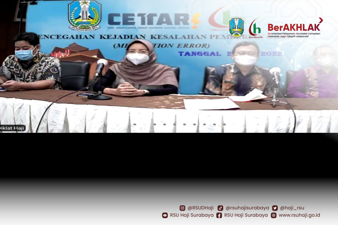 PELATIHAN PENCEGAHAN KEJADIAN KESALAHAN PEMBERIAN OBAT