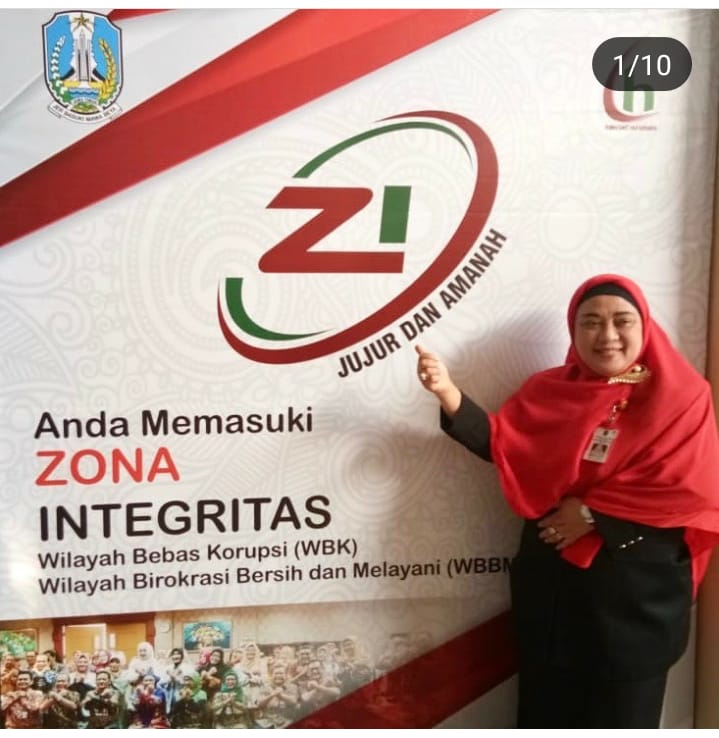 ZONA INTEGRITAS RSU Haji Surabaya berkomitmen menjadikan Wilayah Bebas Dari Korupsi