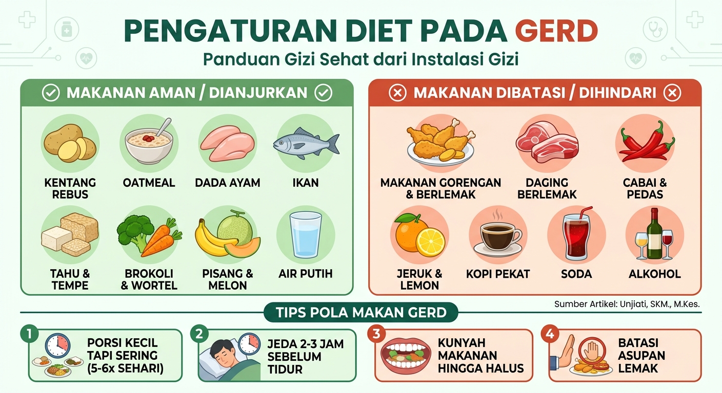 PENGATURAN DIET PADA GASTROESOPHAGEAL REFLUX DESEASE (GERD)